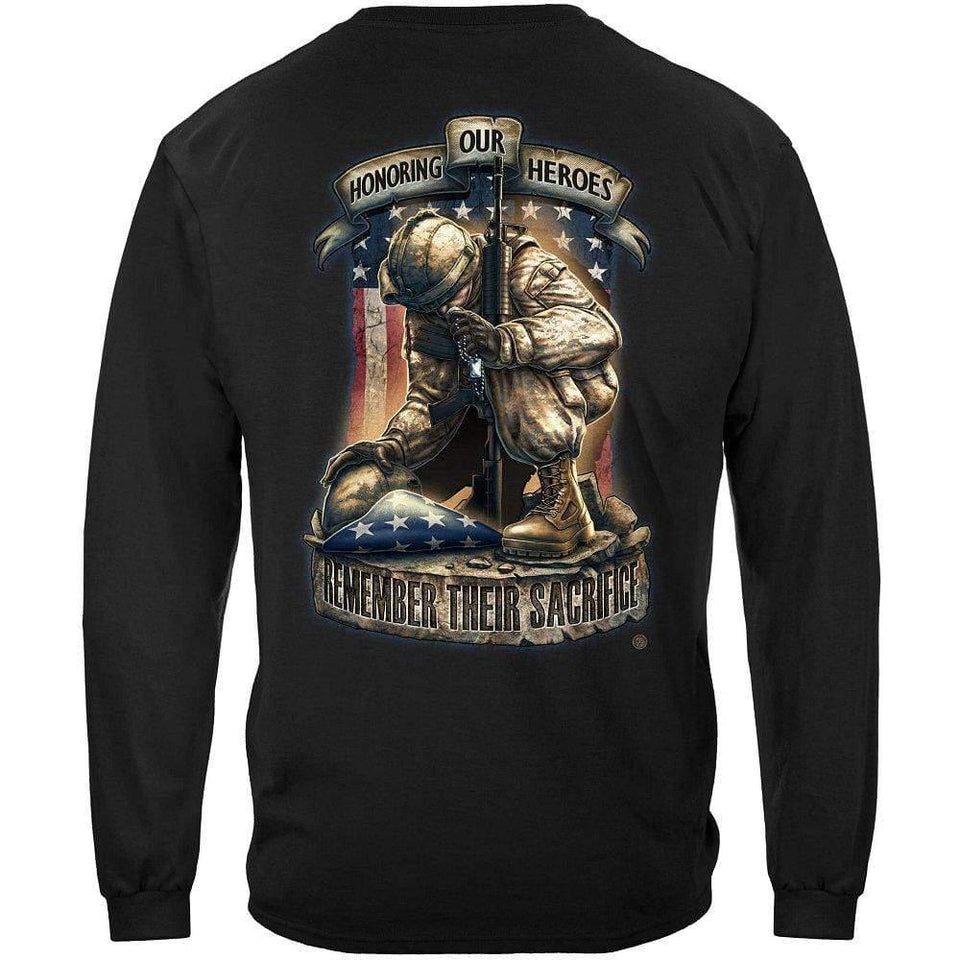 Honor Our Heroes Hoodie - Military Republic