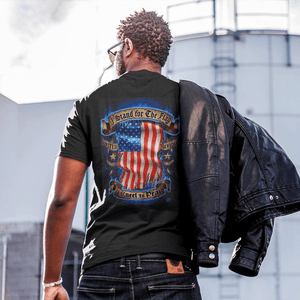 I Stand for the Flag - Kneel To Pray T-Shirt - Military Republic