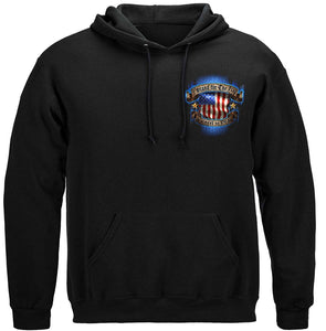 I Stand for the Flag - Kneel To Pray Hoodie - Military Republic