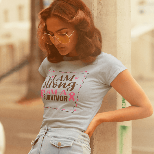 I 'am Strong, I 'am A Survivor T-shirt - Military Republic