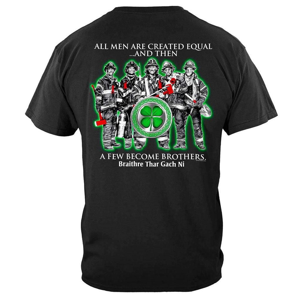 United States Irish Brotherhood firefighter Premium T-Shirt - Military Republic