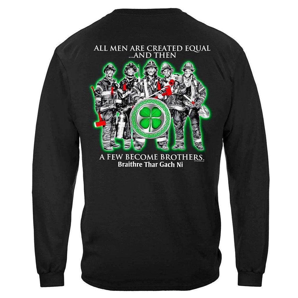 United States Irish Brotherhood firefighter Premium Long Sleeve - Military Republic