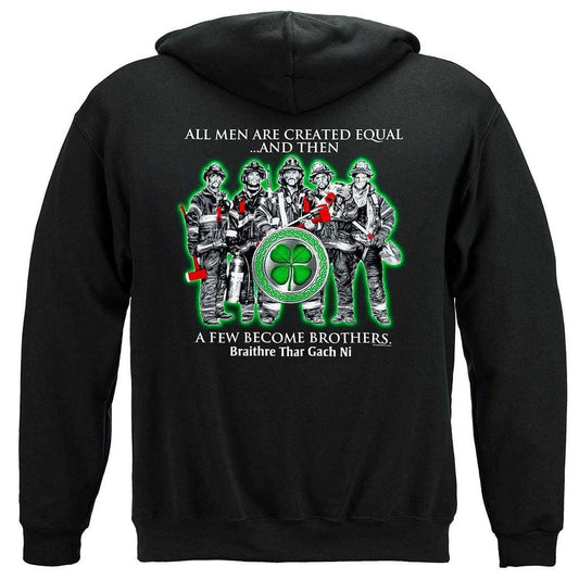 United States Irish Brotherhood firefighter Premium Hoodie - Military Republic