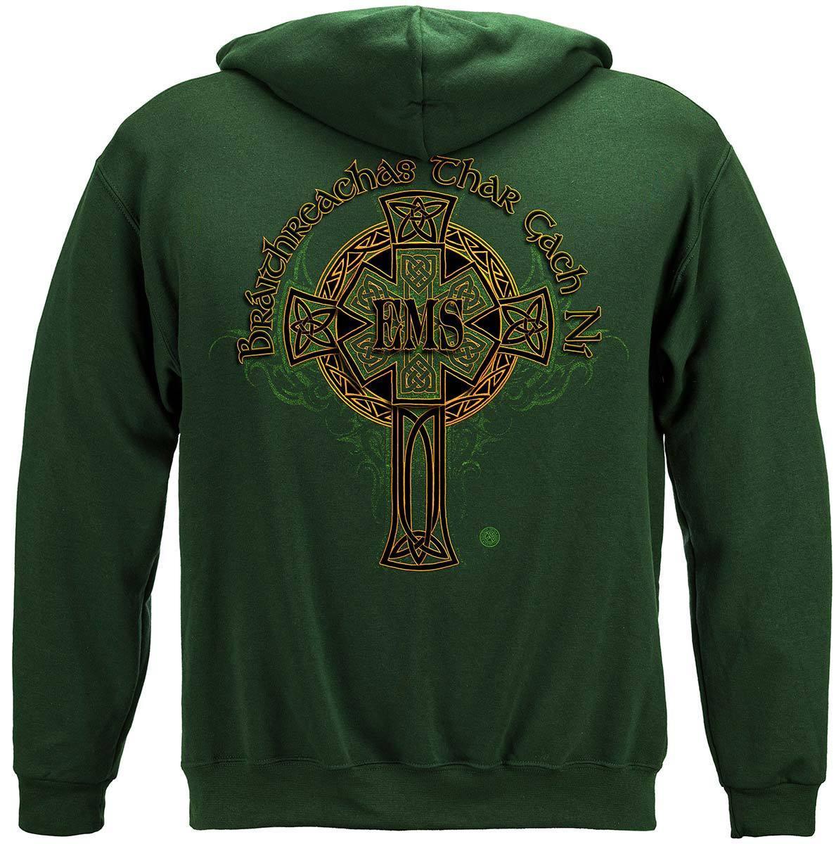 Irish EMS Gold Cross Premium Hoodie - Military Republic