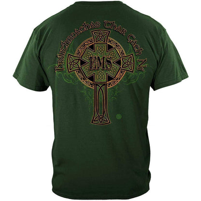 Irish EMS Gold Cross Premium T-Shirt - Military Republic