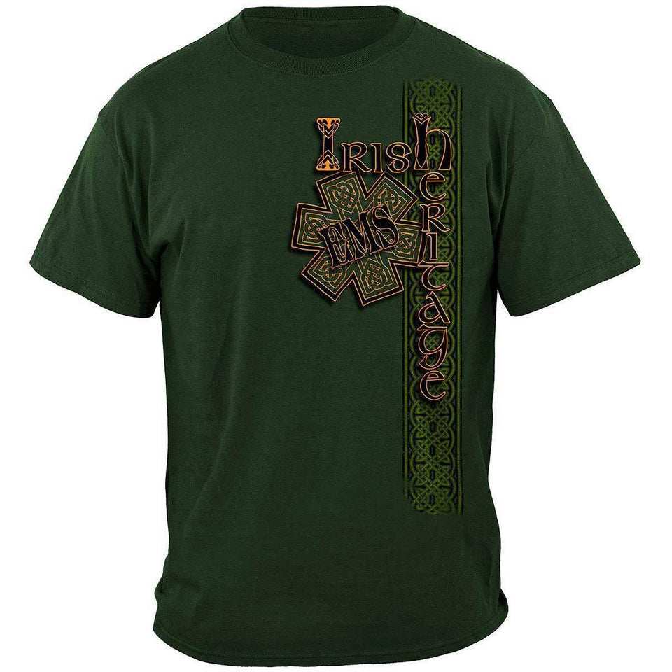 Irish EMS Gold Cross Premium T-Shirt - Military Republic