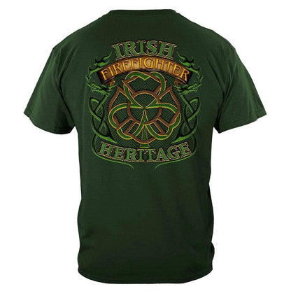 United States Irish Firefighter Premium T-Shirt - Military Republic