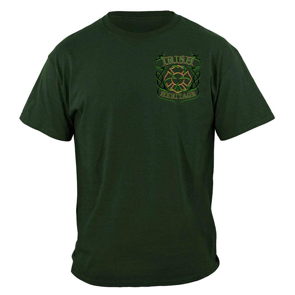 United States Irish Firefighter Premium T-Shirt - Military Republic