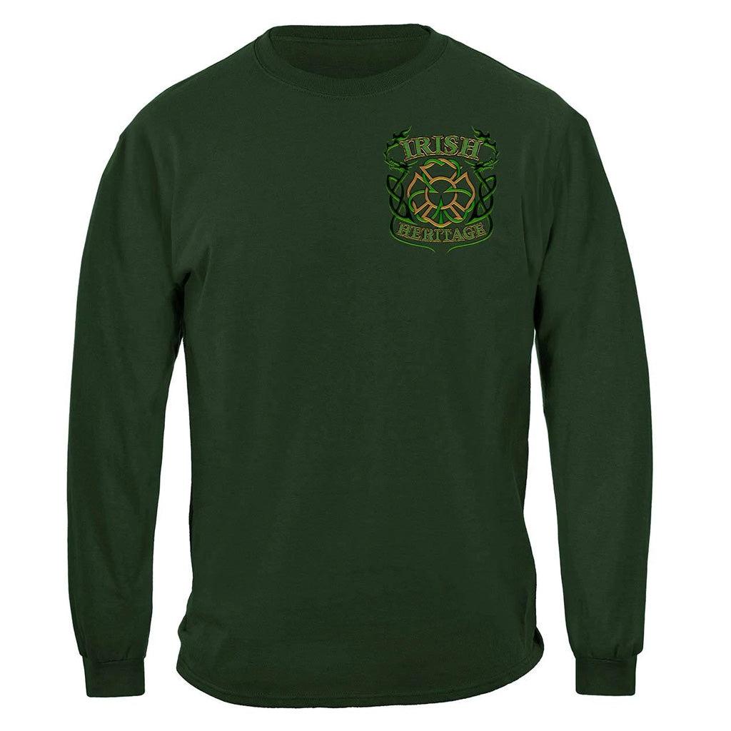 United States Irish Firefighter Premium T-Shirt - Military Republic