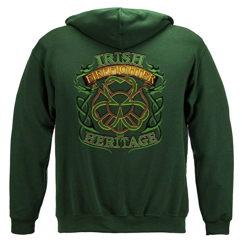 United States Irish Firefighter Premium T-Shirt - Military Republic