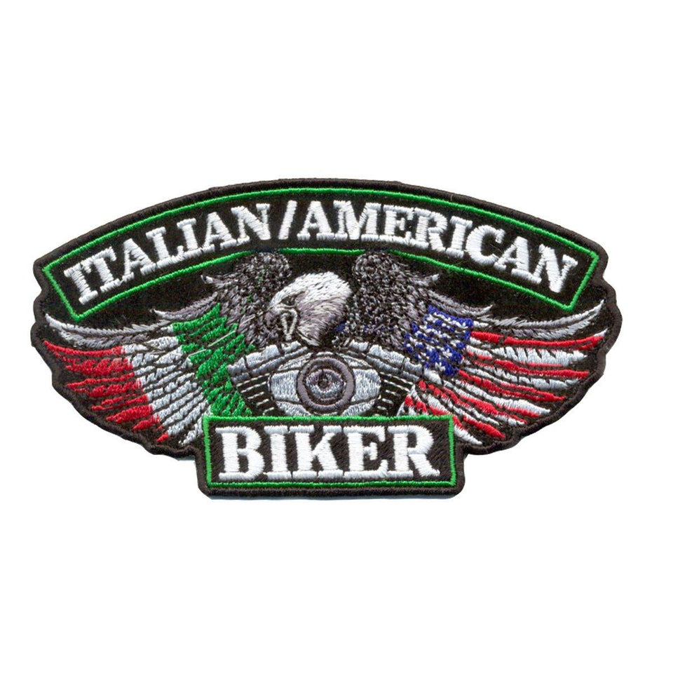 Italian American Biker 5" x 3" Patch - Military Republic