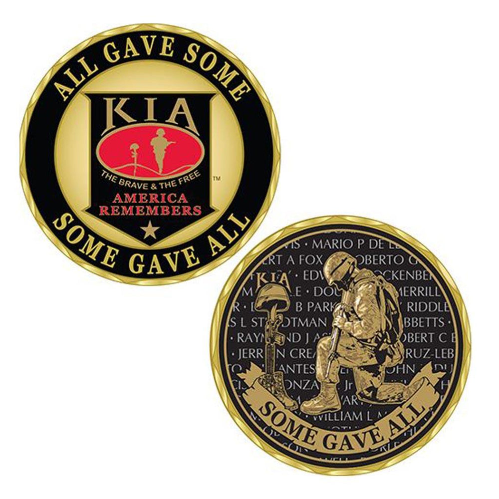 KIA Some Gave All Challenge Coin - Military Republic