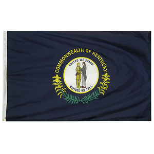 Kentucky State Nylon Outdoors Flag- Sizes 2' to 10' Length - Military Republic