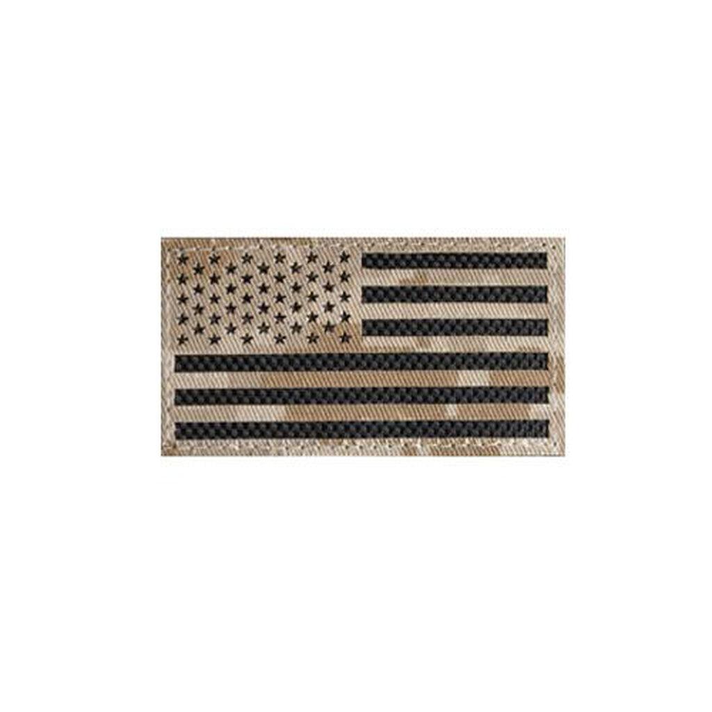 LASER CUT DESERT MARPAT AMERICAN FLAG PATCH - Military Republic