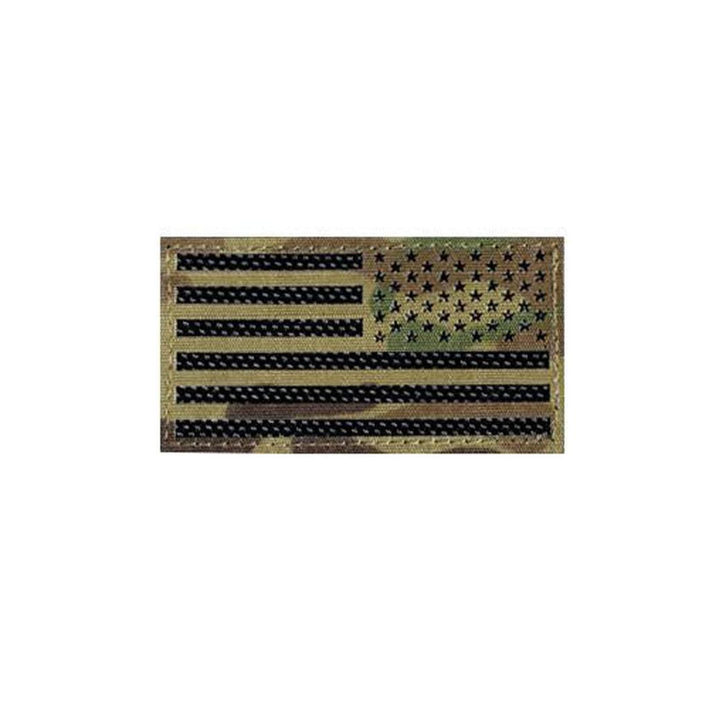 LASER CUT MULTICAM/OCP REVERSE AMERICAN FLAG PATCH - Military Republic