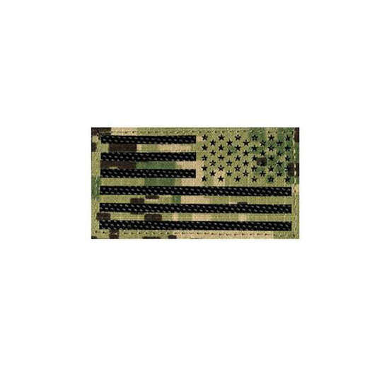 LASER CUT NAVY NWU TYPE III REVERSE AMERICAN FLAG PATCH - Military Republic