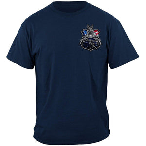 Law Enforcement- To Serve & Protect - Foil T-Shirt - Military Republic