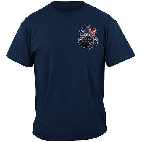 Law Enforcement- To Serve & Protect - Foil T-Shirt - Military Republic