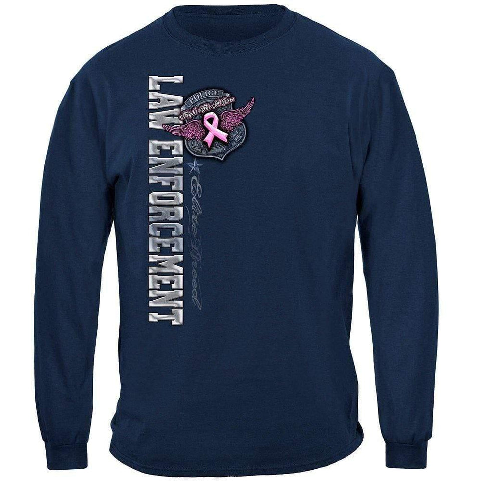 Law Enforcement Elite Breed- Cancer Awareness T-Shirt - Military Republic