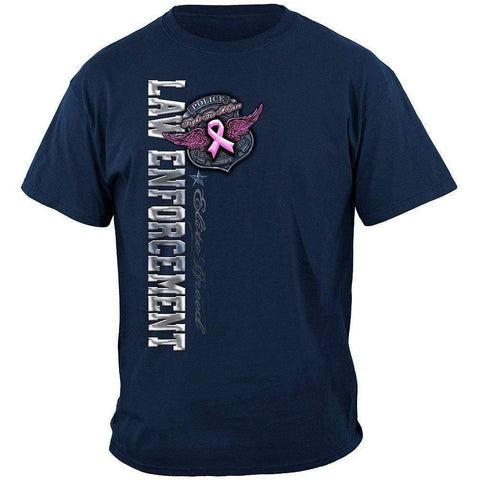 Law Enforcement Elite Breed- Cancer Awareness T-Shirt - Military Republic