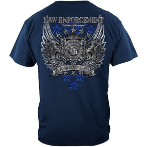 Law Enforcement Elite Breed Law Foil T-Shirt - Military Republic