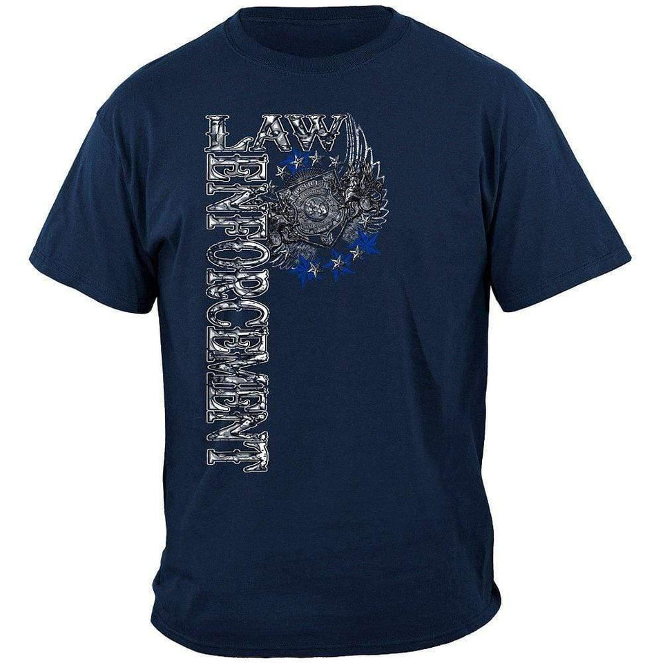 Law Enforcement Elite Breed Law Foil T-Shirt - Military Republic