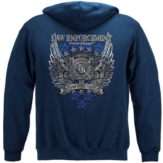 Law Enforcement Elite Breed Law Foil Hoodie - Military Republic