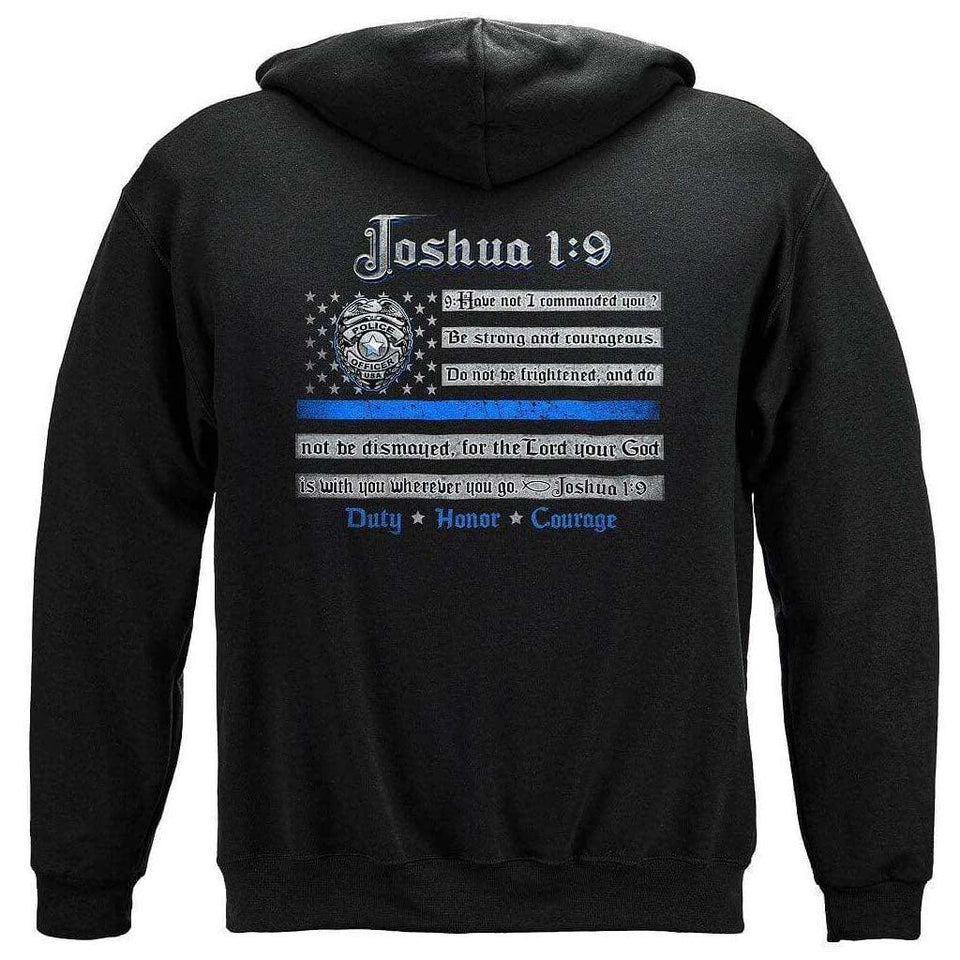 United States Law Enforcement Joshua 1:9 Premium T-Shirt - Military Republic