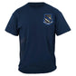 United States Law enforcement Back the Blue Virtue Respect Honor Premium T-Shirt - Military Republic