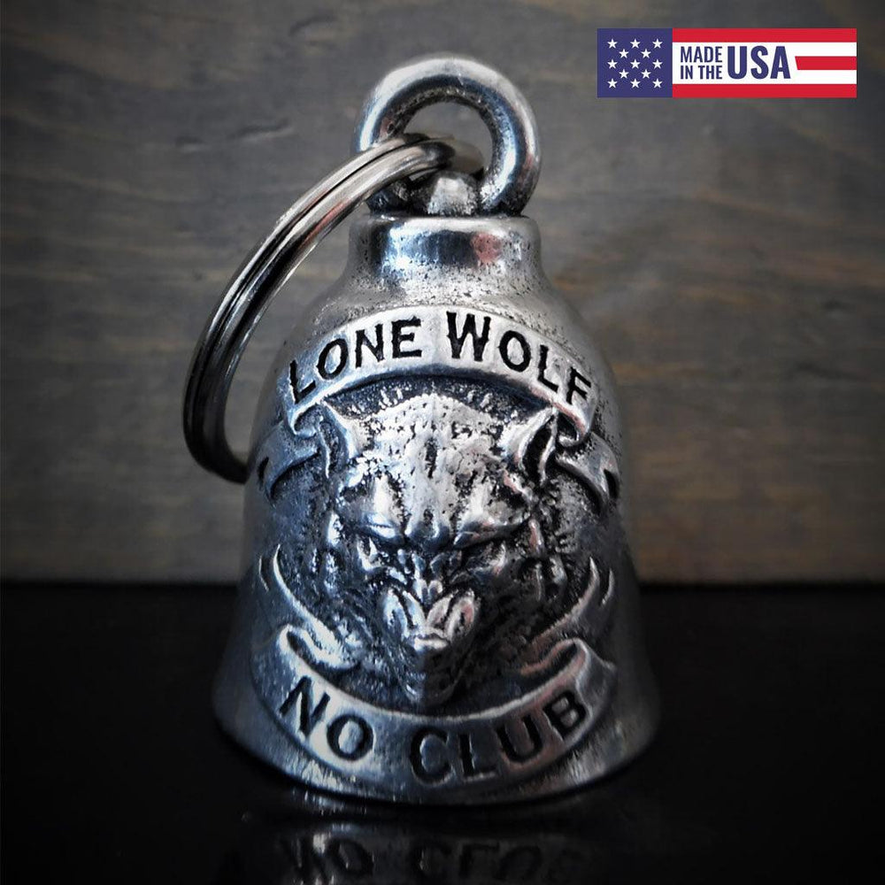 Lone Wolf Motorcycle Guardian Bell - Military Republic