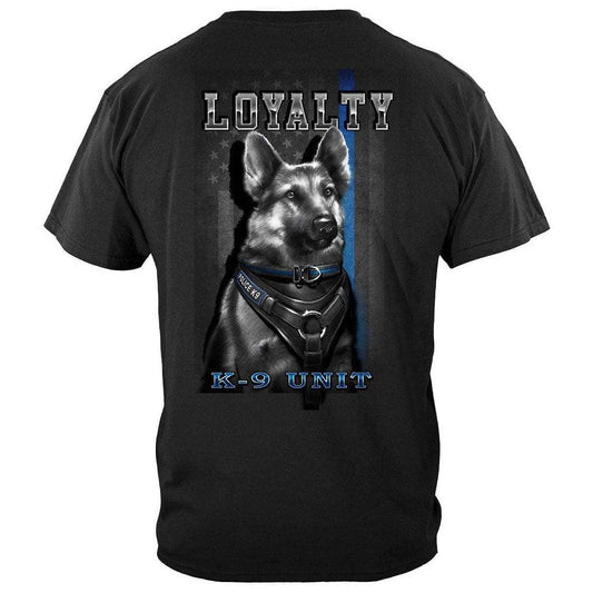 United States Loyalty K 9 Unit Premium T-Shirt - Military Republic