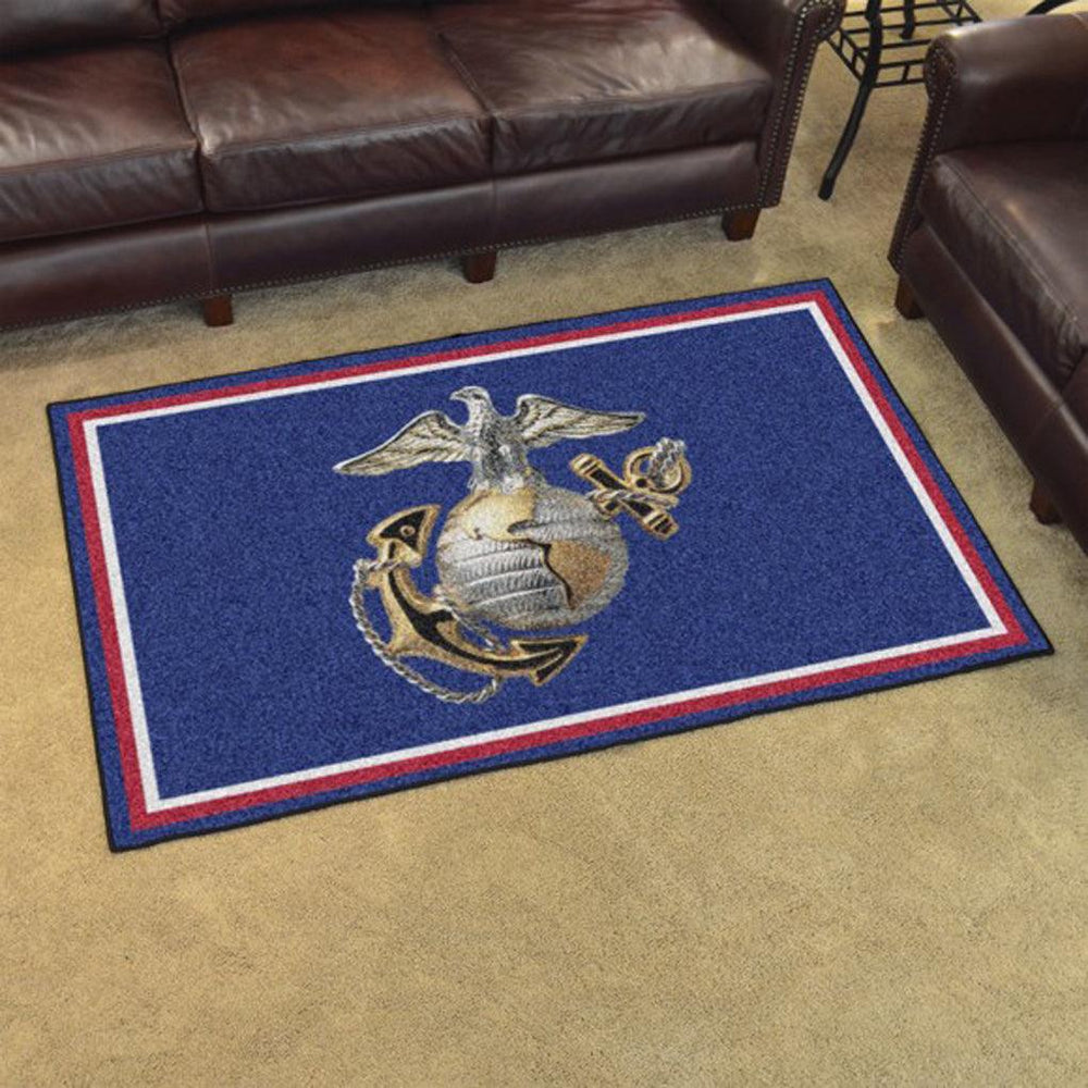 USMC Ultra Plush 4'x6'/5'x8' Area Rug - Military Republic