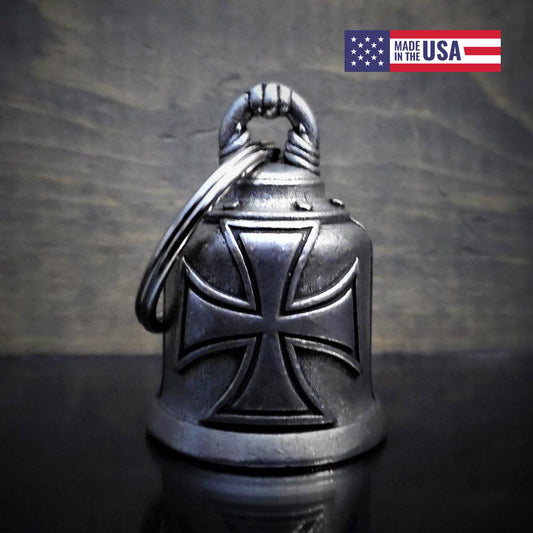 Maltese Cross Motorcycle Guardian Bell - Military Republic