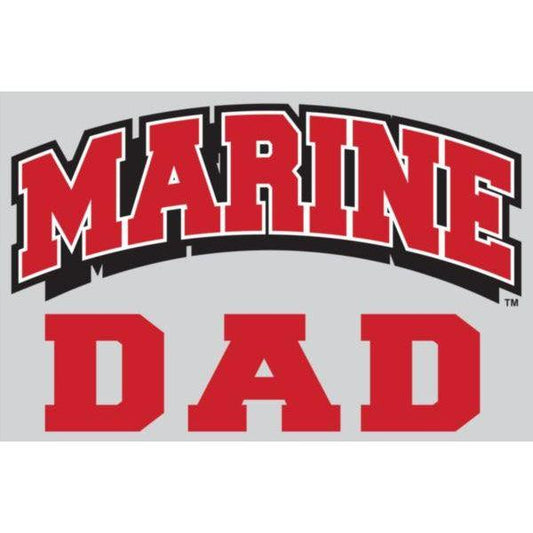 Marine Dad Design 4.25" x 2.75" Decal - Military Republic