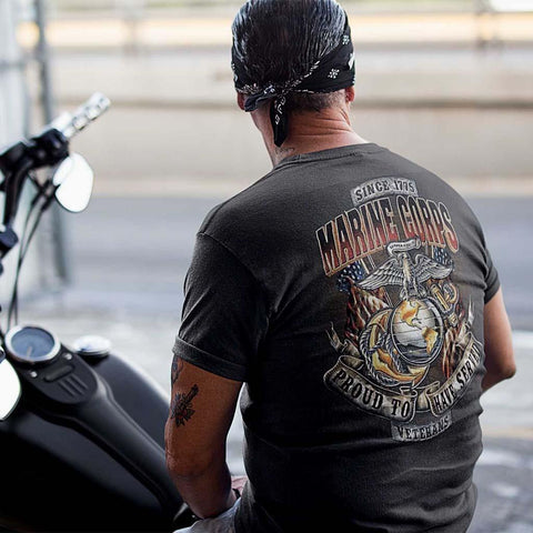 Marines Veteran T-Shirt - Military Republic