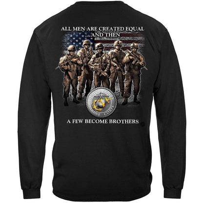 Marines A Few Became Brothers T-Shirt - Military Republic