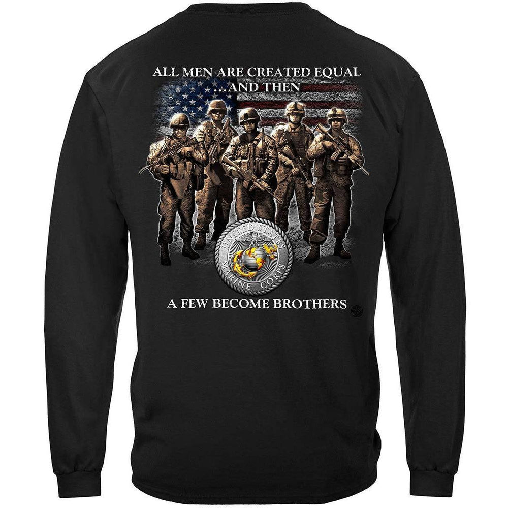 Marines A Few Became Brothers T-Shirt - Military Republic