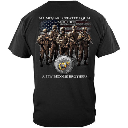 Marines A Few Became Brothers T-Shirt - Military Republic