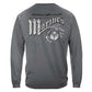 United States Marines Eagle Elite Breed Silver Foil Premium T-Shirt - Military Republic
