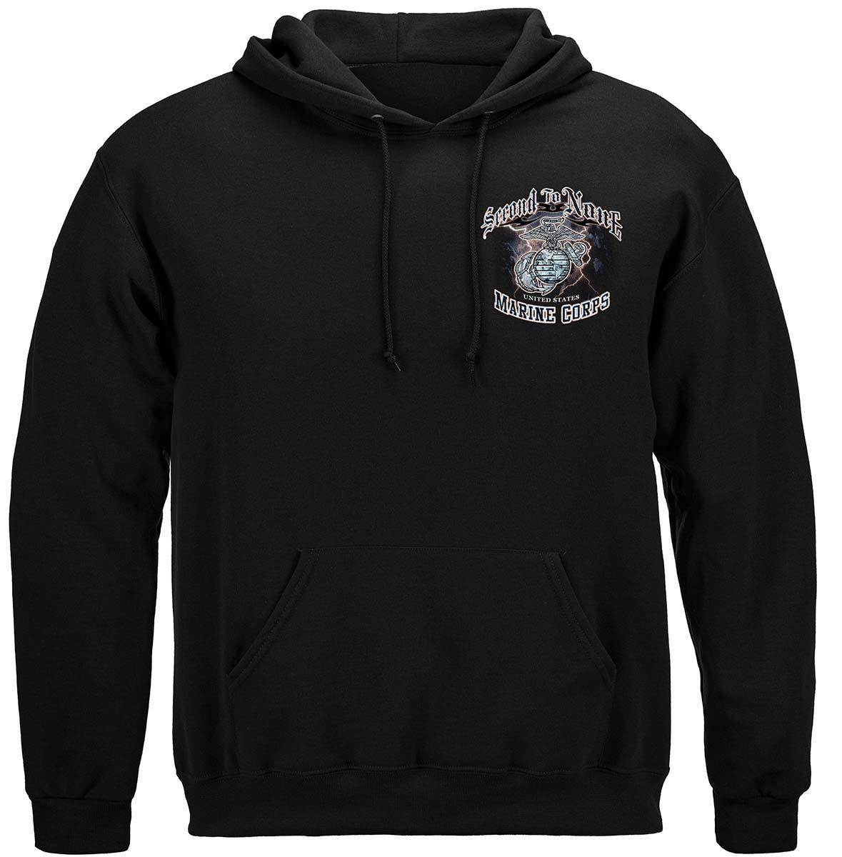 Marines Second To None Hoodie - Military Republic