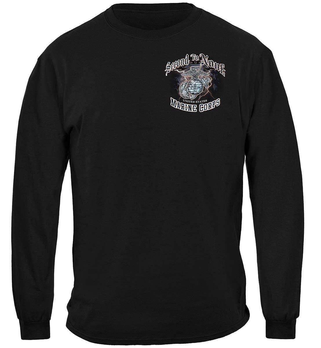 Marines Second To None Hoodie - Military Republic