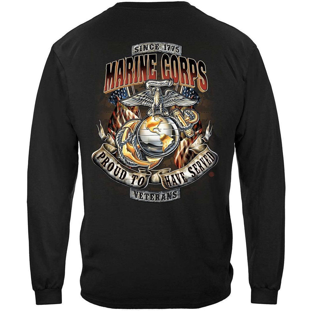 Marines Veteran Long Sleeve - Military Republic