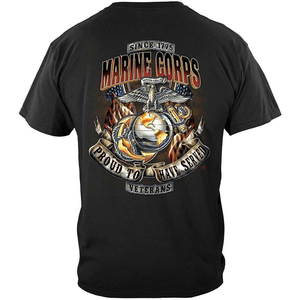 Marines Veteran T-Shirt - Military Republic