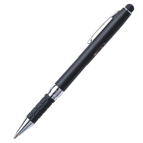 Matte Black U.S. Army Space Pen with Stylus with Laser Engraved Army Star Insignia