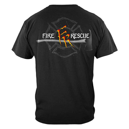 United States Monster Claws Fire Rescue Premium T-Shirt - Military Republic