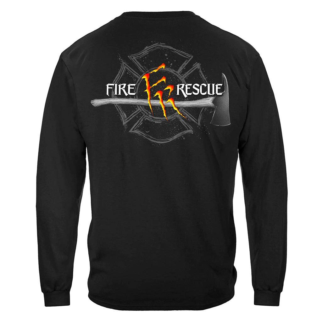 United States Monster Claws Fire Rescue Premium Long Sleeve - Military Republic