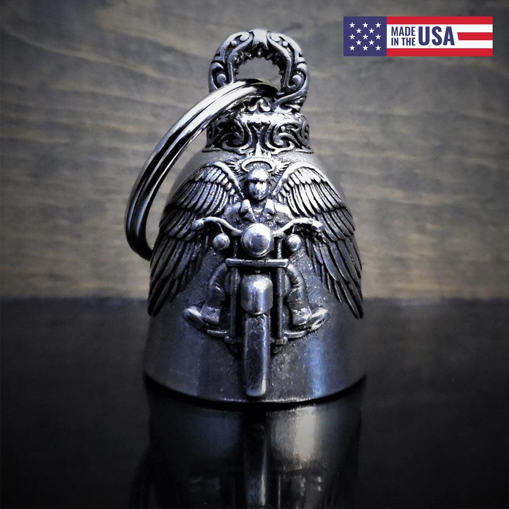 Motorcycle Angel Guardian Bell - Military Republic