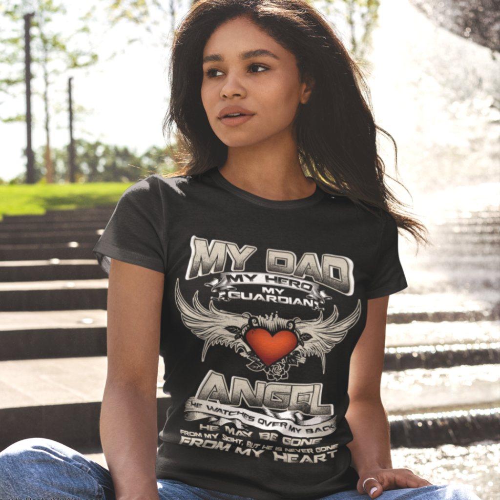 My Hero, My Guardian Angel- Women's T-shirt - Military Republic