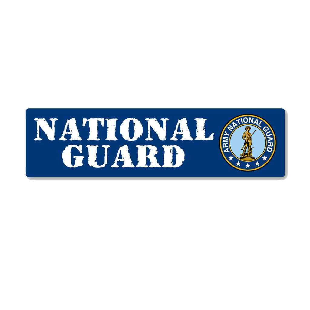 United States Army National Guard Bumper Strip Magnet (10.88" x 2.88") - Military Republic