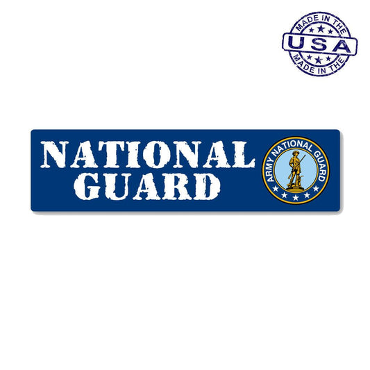 United States Army National Guard Bumper Strip Magnet (10.88" x 2.88") - Military Republic